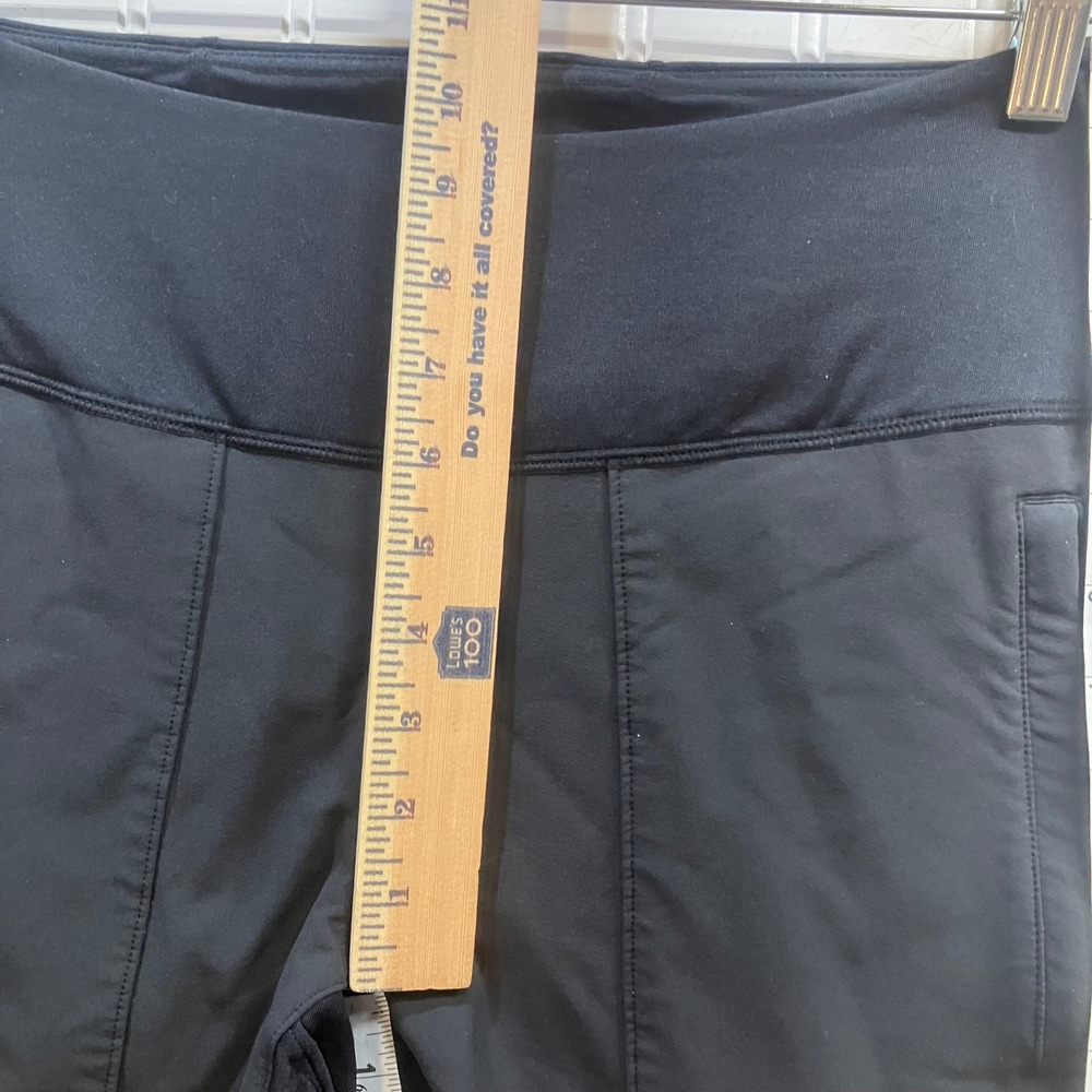 Marmot Womens Black High Waisted Performance Hiking Leggings Large Pockets L - Picture 14 of 14